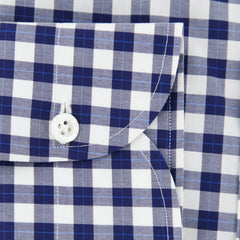 Luigi Borrelli Blue Plaid Shirt - Slim - (EV06RC54970) - Parent