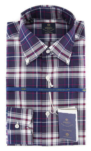 Luigi Borrelli Purple Shirt - (EV06570080STEFANO) - Parent