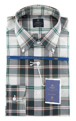 Luigi Borrelli Green Plaid Shirt - (EV0657350STEFANO) - Parent