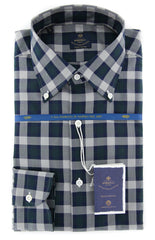 Luigi Borrelli Gray Shirt - Slim - 16.5/42 - (EV0665951STEFANO)