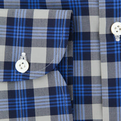 Luigi Borrelli Blue Shirt - Slim - (EV0665971STEFANO) - Parent