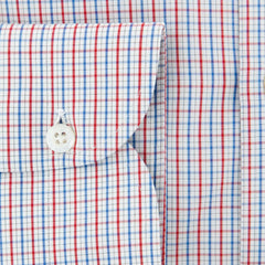 Luigi Borrelli Red Check Shirt - Slim - (EV0668340RIO) - Parent