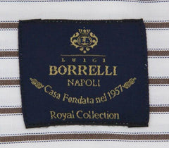 Luigi Borrelli Brown Shirt - Slim - (EV06COSTRSTEFANO) - Parent