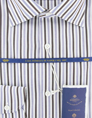Luigi Borrelli Brown Shirt - Slim - (EV0669060GIANNI) - Parent
