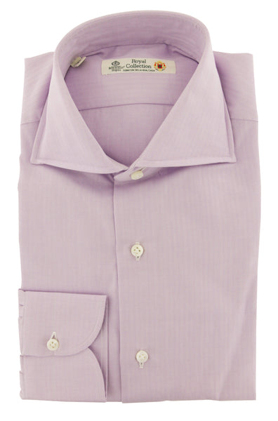 Luigi Borrelli Lavender Purple Dress Shirt - Slim - (8H) - Parent