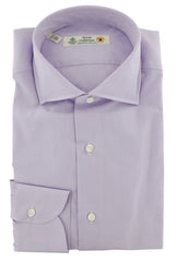 Luigi Borrelli Lavender Purple Dress Shirt - Slim - 14.5/37 (8P)
