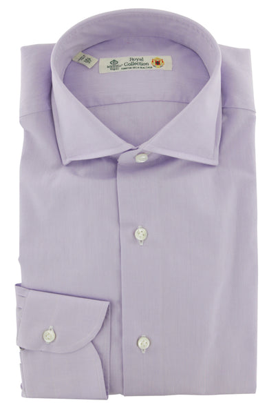 Luigi Borrelli Lavender Purple Dress Shirt - Slim - (8P) - Parent