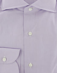 Luigi Borrelli Lavender Purple Solid Dress Shirt - Extra Slim (8O) - Parent
