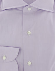 Luigi Borrelli Lavender Purple Solid Dress Shirt - Slim (8O) - Parent