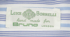 Luigi Borrelli Light Blue Striped Cotton Shirt - Slim - (226) - Parent
