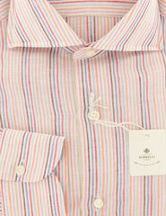 Luigi Borrelli Multi-Colored Striped Shirt - Slim - (ZU) - Parent