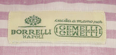 Luigi Borrelli Lavender Purple Striped Shirt - Slim - (ZH) - Parent