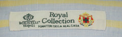 Luigi Borrelli Yellow Striped Linen Dress Shirt - Slim - (98) - Parent