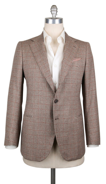 Luigi Borrelli Brown Wool Blend Sportcoat - (LBSPT130660XX) - Parent