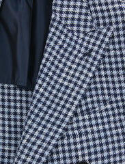 Luigi Borrelli Blue Silk Blend Sportcoat - (GUDP163371) - Parent