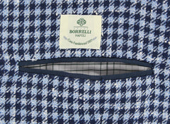 Luigi Borrelli Blue Silk Blend Sportcoat - (GUDP163371) - Parent