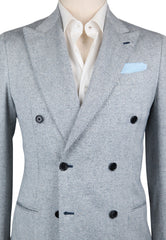 Luigi Borrelli Light Blue Wool Fancy Sportcoat - (LBSPT174870) - Parent