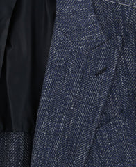 Luigi Borrelli Blue Wool Solid Sportcoat - (LBSPT166070) - Parent