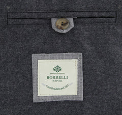 Luigi Borrelli Black Leather Solid Jacket - (OW3121X10) - Parent