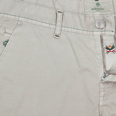 Luigi Borrelli Beige Solid Pants - Super Slim - 35/51 - (PAR29310523)