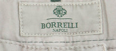 New $400 Luigi Borrelli Beige Solid Pants - Super Slim - 34/50 - (PAR29310523)