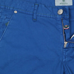 Luigi Borrelli Blue Solid Pants - Super Slim - 33/49 - (PAR29310551)