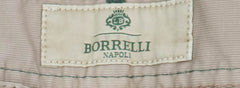 Luigi Borrelli Beige Solid Pants - Super Slim - 35/51 - (PAR29510543)