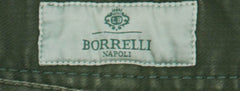 Luigi Borrelli Green Solid Pants - Super Slim - 33/49 - (PAR40510562)