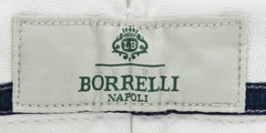 Luigi Borrelli White Solid Pants - Super Slim - 33/49 - (PET22210500)
