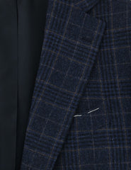 Luigi Borrelli Dark Blue Wool Blend Sportcoat - (GU3BRC130670) - Parent