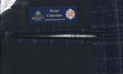 Luigi Borrelli Dark Blue Wool Blend Sportcoat - (GU3BRC130670) - Parent