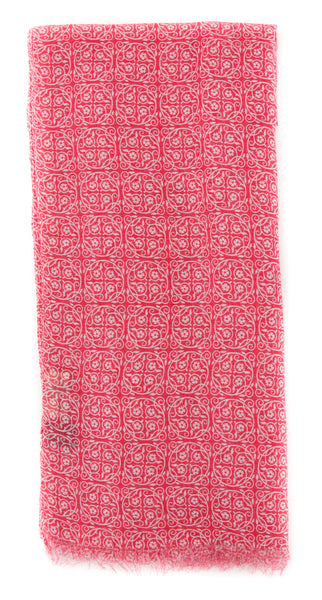 Luigi Borrelli Pink Fancy Long Scarf - 76" x 26" - (SCRVX53)