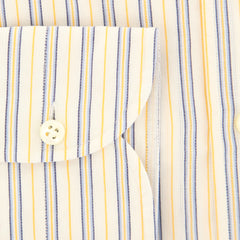 Borrelli White Striped Shirt - Extra Slim - (2018022219) - Parent