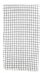 Luigi Borrelli Gray Check Long Scarf - 27" x 60" - (LBSS1260)