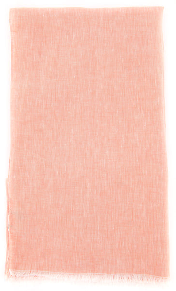 Luigi Borrelli Orange Solid Long Scarf - 78" x 27" - (LBSS1230)