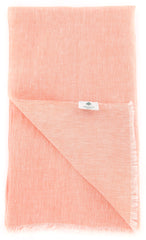 Luigi Borrelli Orange Solid Long Scarf - 78" x 27" - (LBSS1230)