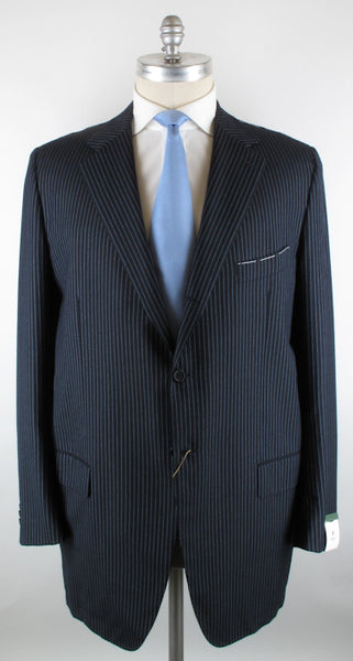Luigi Borrelli Navy Blue Suit 54/64