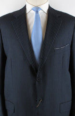 Luigi Borrelli Navy Blue Suit 54/64