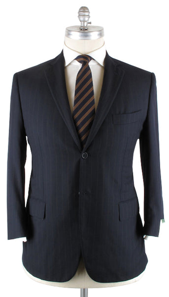 Luigi Borrelli Navy Blue Suit 48/58