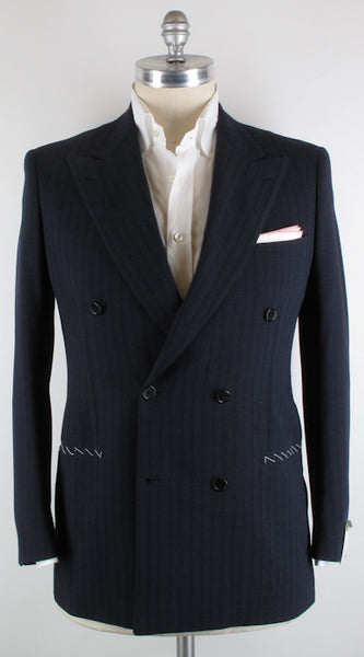 Luigi Borrelli Navy Blue Sportcoat 42/52