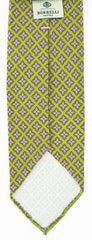 Luigi Borrelli Green Silk Tie