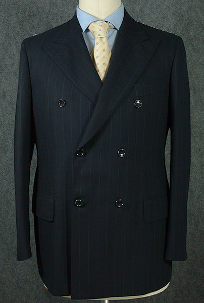 New Stile Latino Navy Blue Suit – Size: 40 US / 50 EU