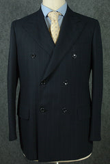 New Stile Latino Navy Blue Suit – Size: 40 US / 50 EU