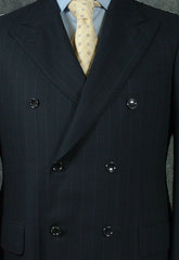 New Stile Latino Navy Blue Suit – Size: 40 US / 50 EU