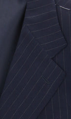 New Luigi Borrelli Navy Blue Sportcoat – Size: 42 US / 52 EU