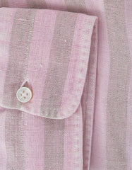 Luigi Borrelli Pink Shirt Medium