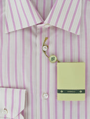 Luigi Borrelli White Shirt 15.75/40