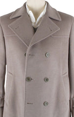 Luigi Borrelli Light Brown Solid Coat - 6 x 2 - Size L (US) / 52 (EU)