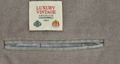 Luigi Borrelli Light Brown Solid Coat - 6 x 2 - Size L (US) / 52 (EU)