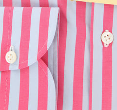 Luigi Borrelli Pink Striped Cotton Shirt - Extra Slim - (TB) - Parent